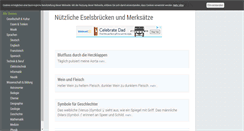 Desktop Screenshot of eselsbruecken.info